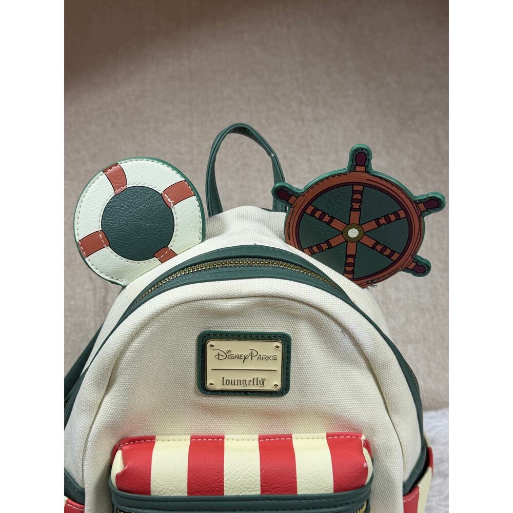 LOUNGEFLY JUNGLE CRUISE KIDS MINI BACKPACK BAG MICKEY MOUSE MAIN ATTRACTION - Picture 13 of 16